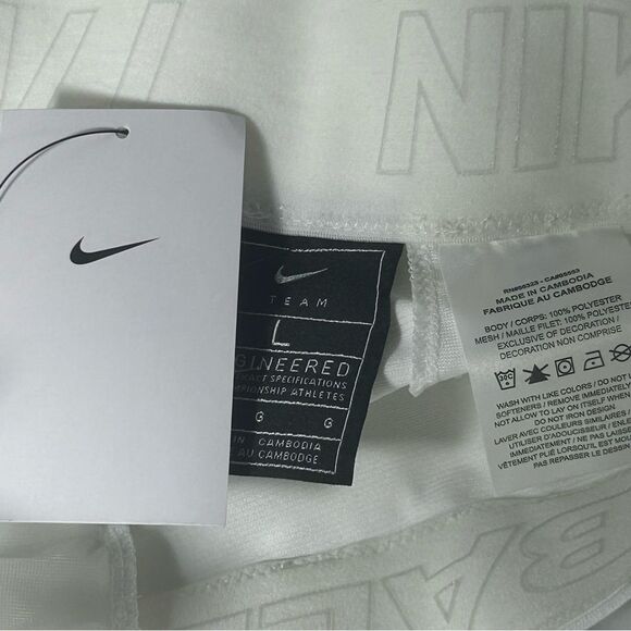 Nike Vapor Select Baseball Pants White Mens Size Large BQ6432-100 - Picture 3 of 6